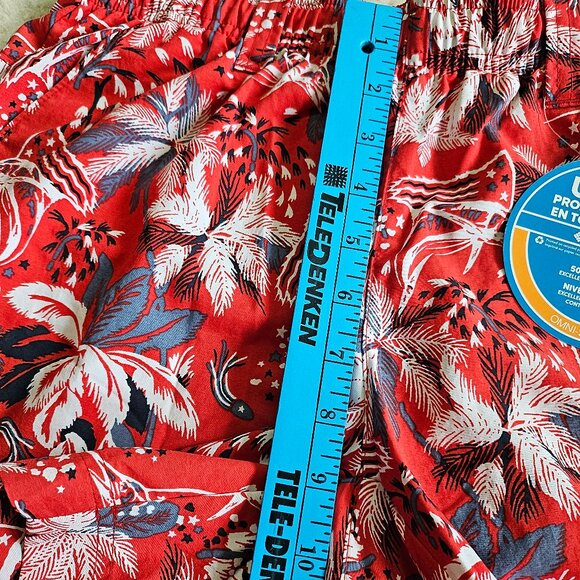 Columbia PFG Women's Red 50 UPF Rate Palm Tree Super Backcast Water Shorts XS - Picture 5 of 11